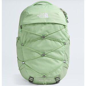 NWT The North Face Women's Borealis Backpack, Misty Sage Dark Heather/Meld Grey